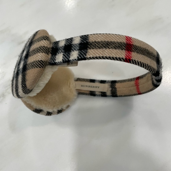 Burberry Accessories - Burberry plaid ear muffs. In excellent condition